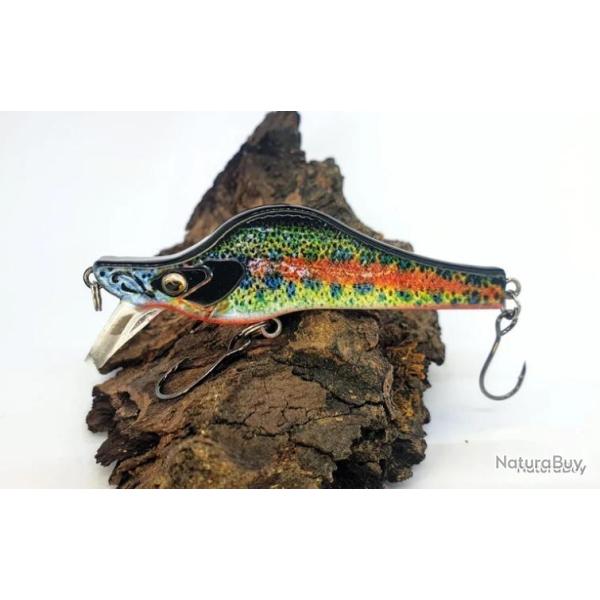 Leurre dur Pyr�n�es Leurres Vendetta 55 5,5g arc en ciel