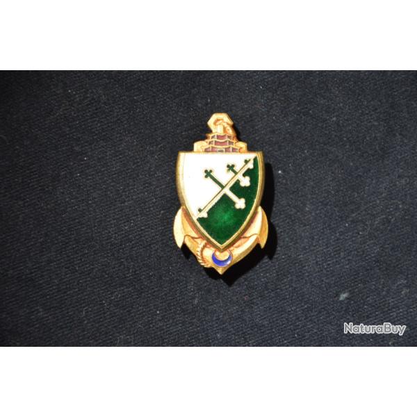 INSIGNE TRAIN-71� COMPAGNIE AUTO DE QUARTIER GENERAL-GUERRE D'INDOCHINE-EXTREME ORIENT