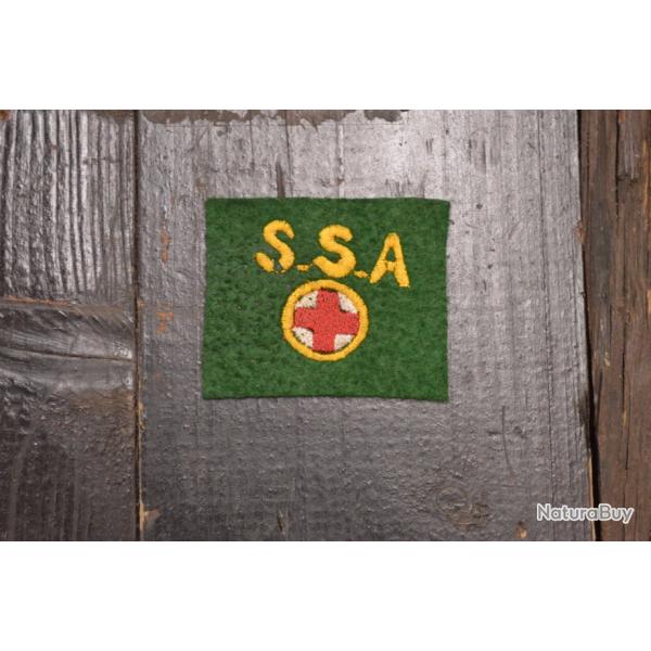 Copie patch de bras SSA Section Sanitaire Automobile, Femme France WW2. Conductrice; D�faut