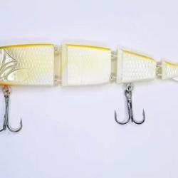 Leurre dur Pyr&eacute;n&eacute;es Leurres CarnaSwim 190 43g blanc