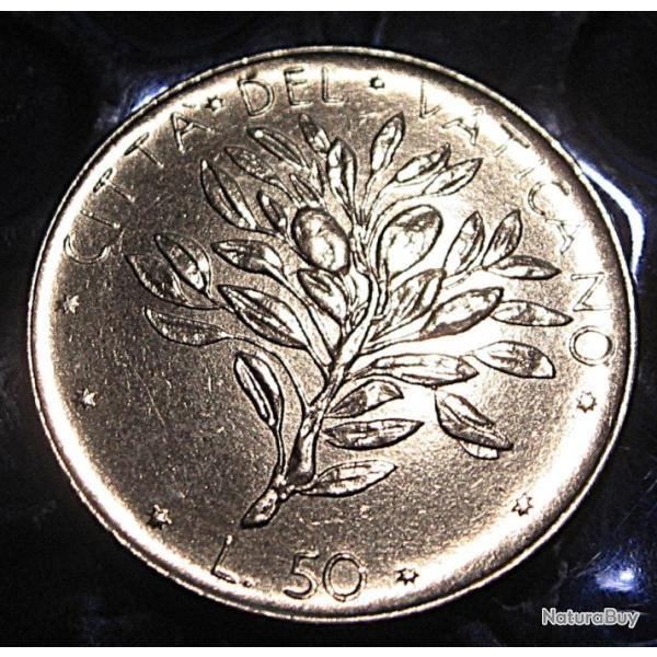VATICAN piece de 50 lires 1974 Paulus VI TTB
