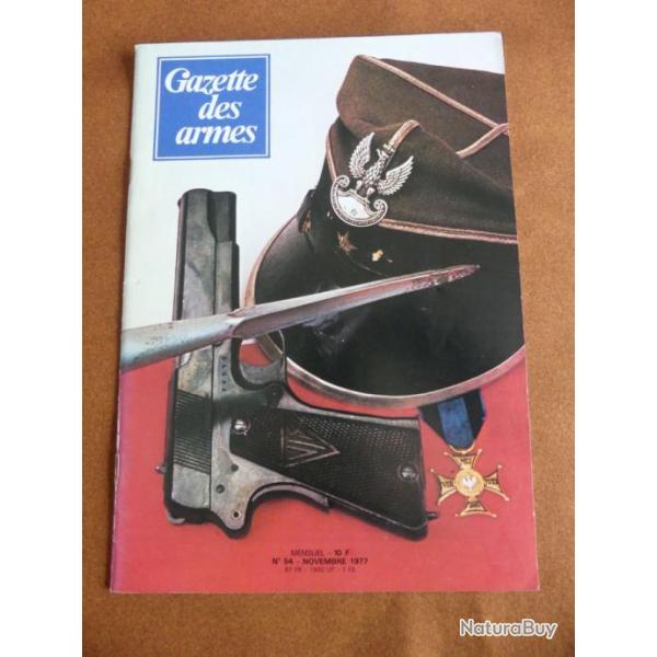 Gazette de armes num�ro 54 Novembre 1977