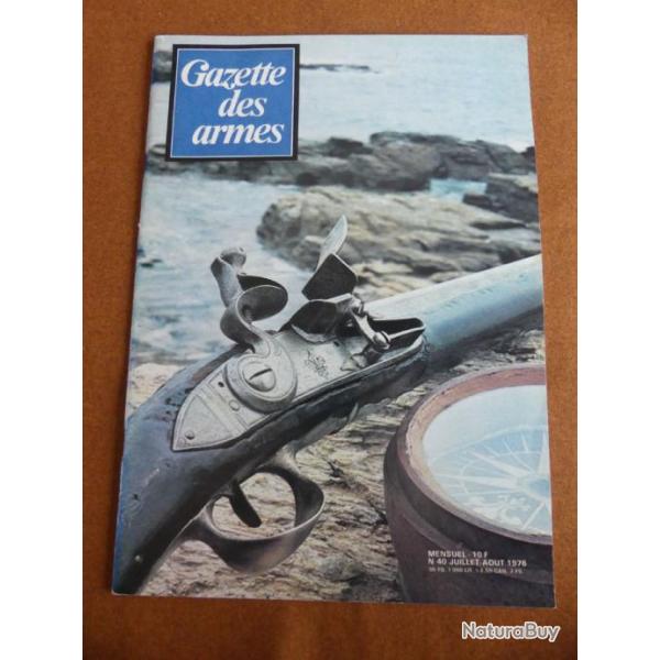 Gazette de armes num�ro 40 Aout 1976