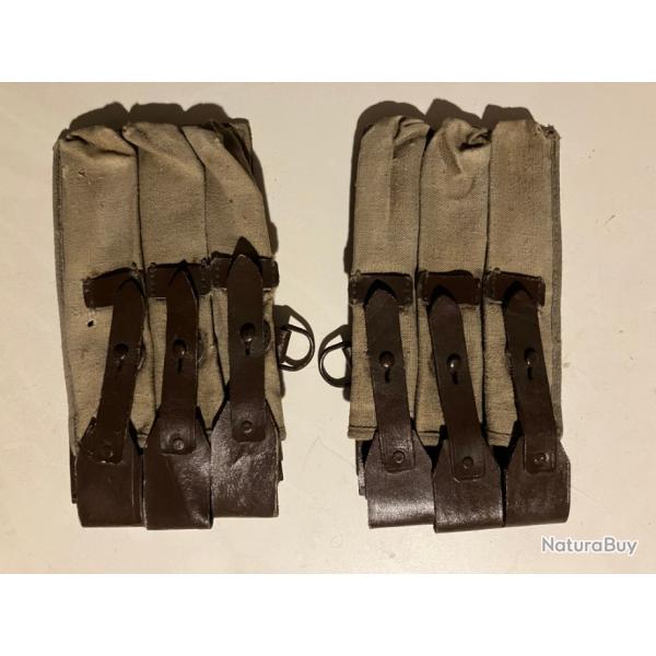 paire de porte chargeur pm 38 beretta allemand 2 guerre