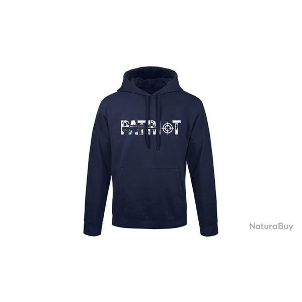Sweat � capuche Patriot Coloris Bleu Army Design