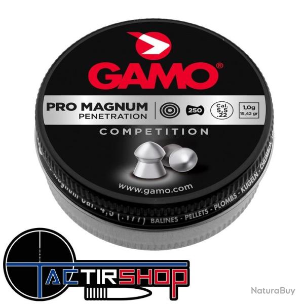 250 Plombs Gamo PRO MAGNUM PENETRATION cal. 5.5 mm