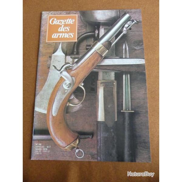 Gazette des armes num�ro 58 mars 1978