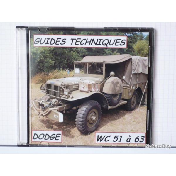 30 GUIDES TECHNIQUES des v�hicules DODGE WC 51 � 63 sur CD ROM