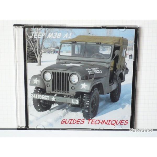 55 GUIDES TECHNIQUES des JEEP M38, M38A1, CJ et MUTT M151 sur CD ROM