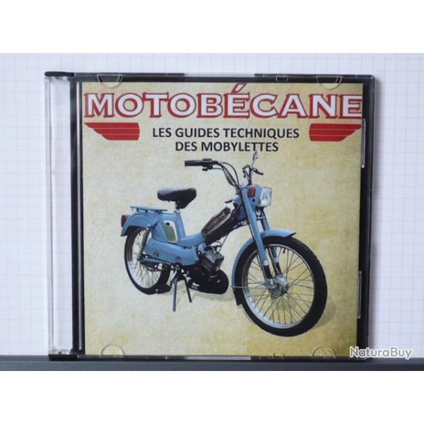 220 GUIDES TECHNIQUES MOBYLETTE MOTOBECANE, MOTOCONFORT, MBK SUR CD