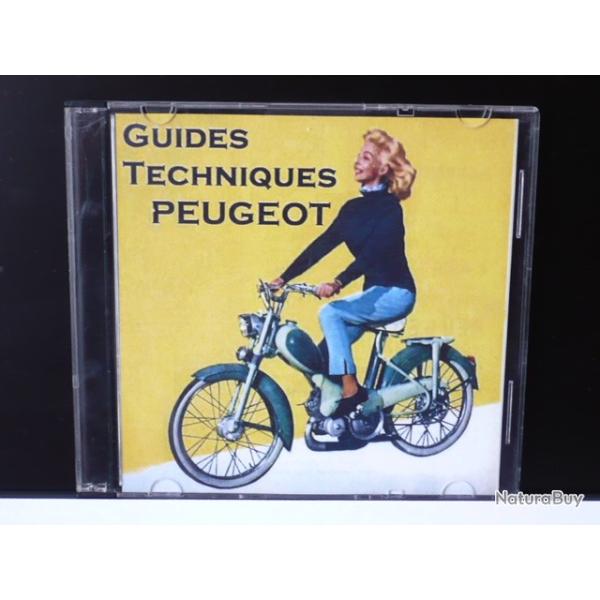 120 GUIDES TECHNIQUES MOBYLETTE PEUGEOT de 1950 � 1990 sur CD