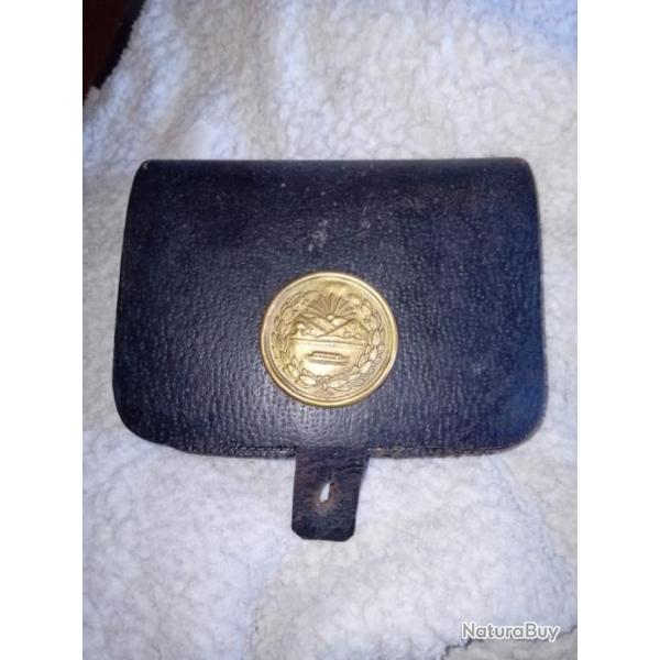 Cartouchiere de Cavalerie US Mod.1861 de fabrication britannique avec une boucle de l'Ohio.