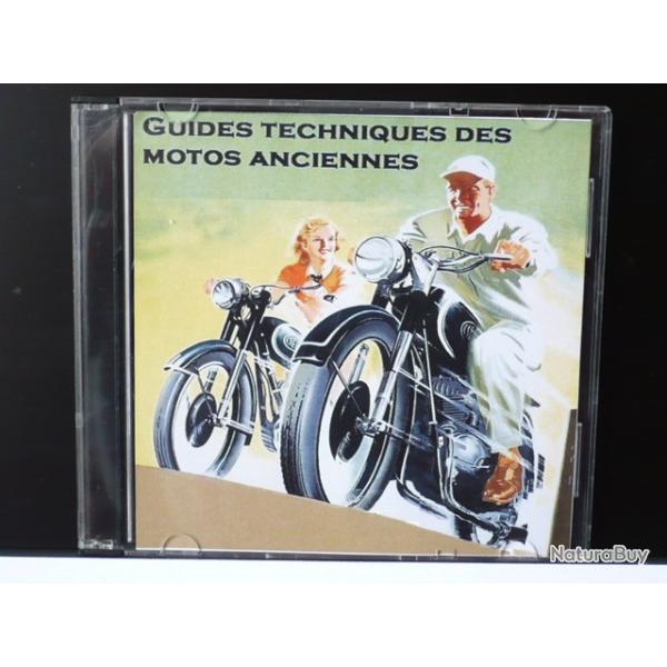 Lot 270 GUIDES TECHNIQUES et CATALOGUES des MOTOS ANCIENNES sur CD