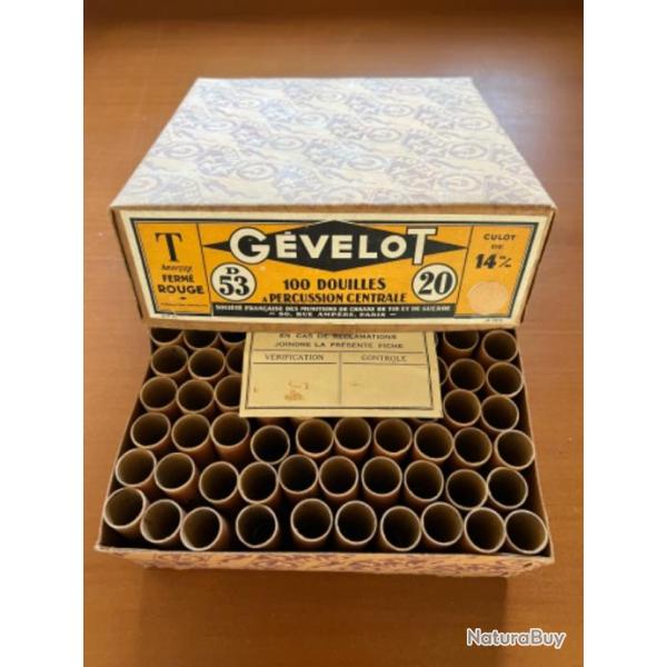 Bo�te de 100 douilles de calibre 20 GEVELOT (5)
