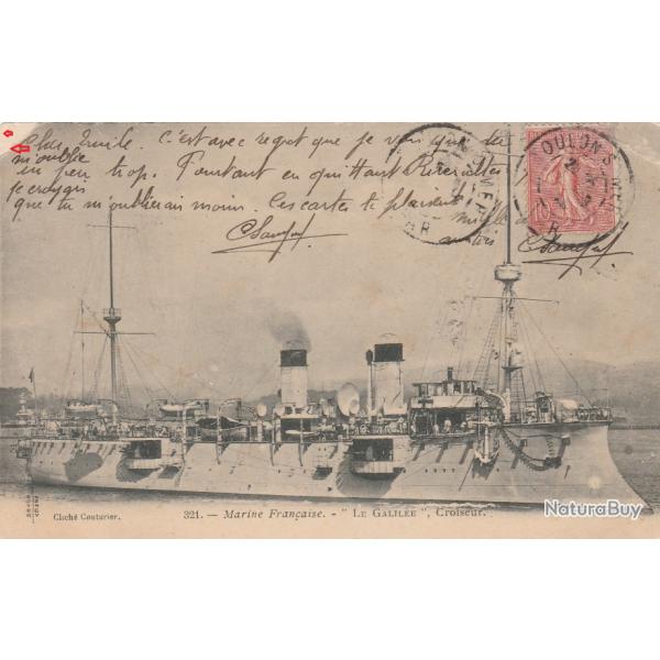 CPA - Marine Francaise  -LE GALILEE Croiseur N�622
