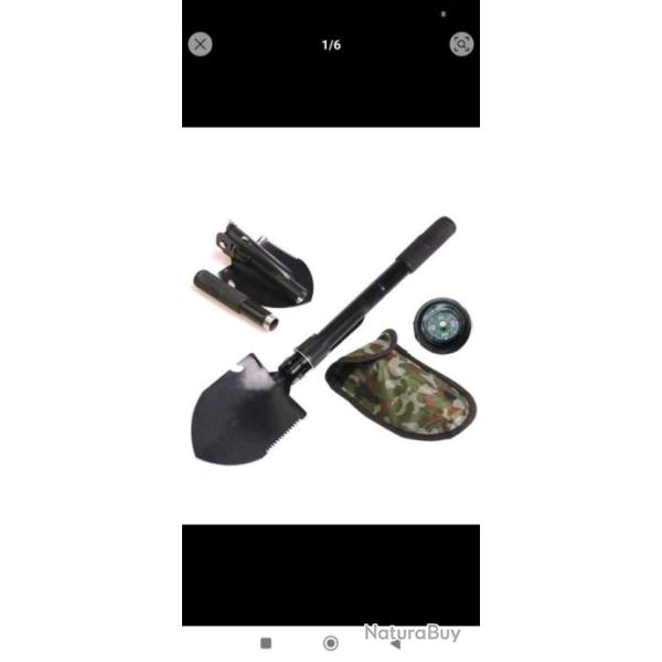 Pelle pliable multifonctionnelle