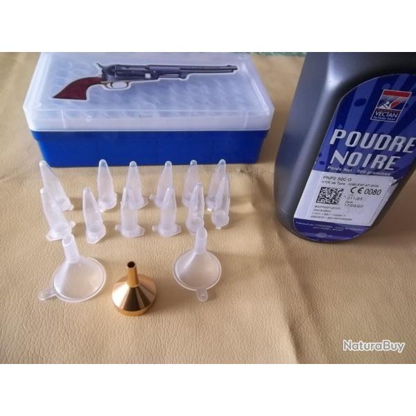 BOITE DE TRANPORT avec DOSETTES POUDRE NOIRE