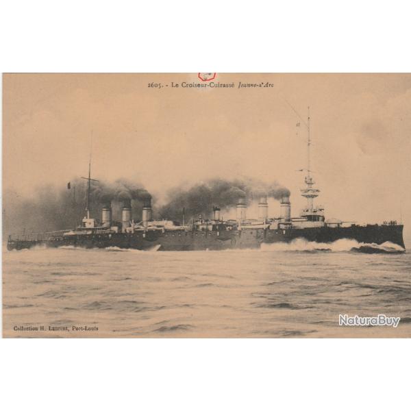 CPA - Marine de Guerre  Fran�aise -  Croiseur Cuirasse Jeanne-dArc N�813
