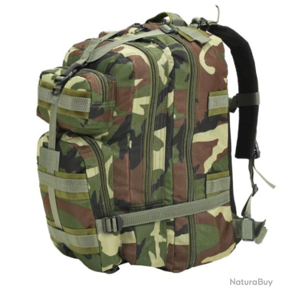 Sac � Dos Militaire Camouflage 50L Unisexe R�sistant pour Randonn�e Camping