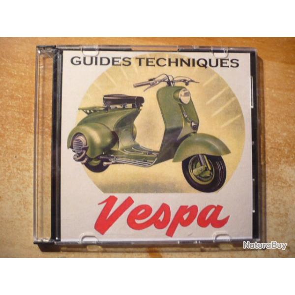 110 REVUES TECHNIQUES SCOOTERS PIAGGIO VESPA de 1950 � 1980 sur CD