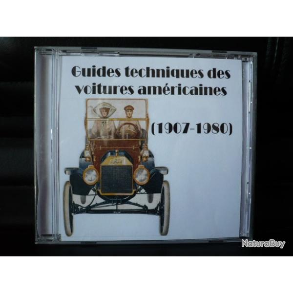 150 guides techniques des voitures am�ricaines de 1907 � 1980 sur CD ROM