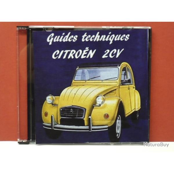 55 GUIDES TECHNIQUES des VOITURES ANCIENNES CITROEN 2CV sur CD ROM