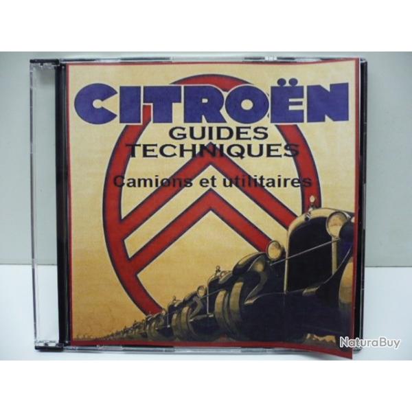 55 Guides techniques camions et utilitaires CITROEN de 1930 � 1980 sur CD ROM
