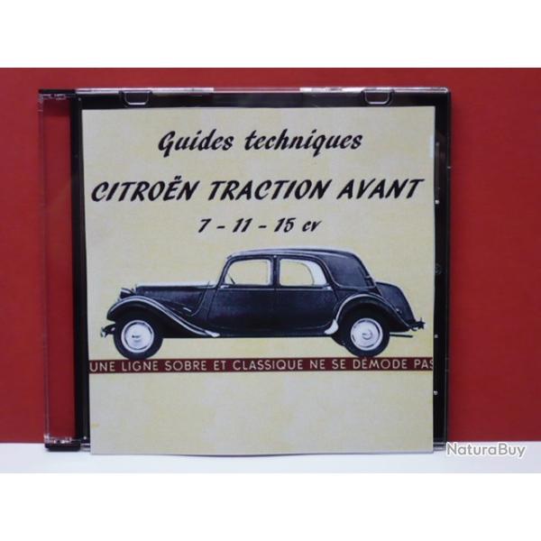 40 GUIDES TECHNIQUES VOITURES CITROEN TRACTION AVANT de 1934 � 1957 sur CD
