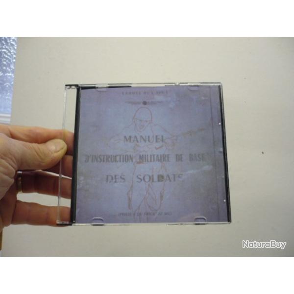 Manuel Instruction militaire des soldats sur CD ROM - Arme franaise en 1966