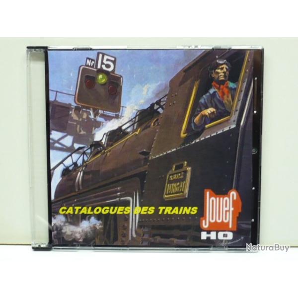 80 CATALOGUES et documents des TRAINS ELECTRIQUES JOUEF & HORNBY ACHO sur CD