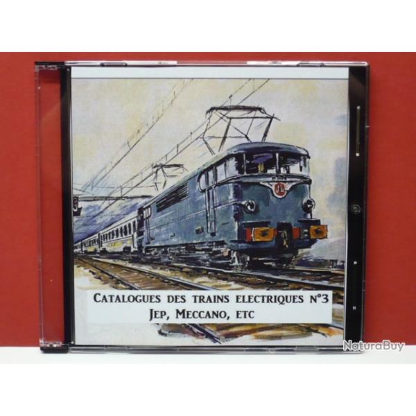 58 CATALOGUES de TRAINS ELECTRIQUES JEP, HORNBY, MECCANO, etc sur CD