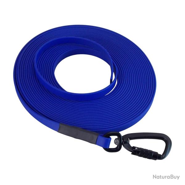 Longe BIOTHANE Twist-Lock 13 mm bleu roi 3 m SANS poign�e