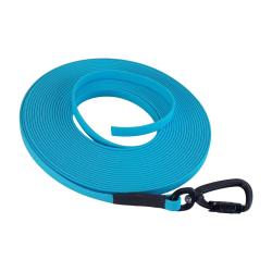 Longe BIOTHANE Twist-Lock 13 mm bleu ciel 5 m SANS poign&eacute;e