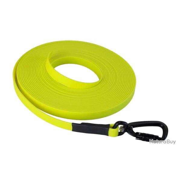 Longe BIOTHANE Twist-Lock 16 mm jaune fluo 10 m SANS poign�e