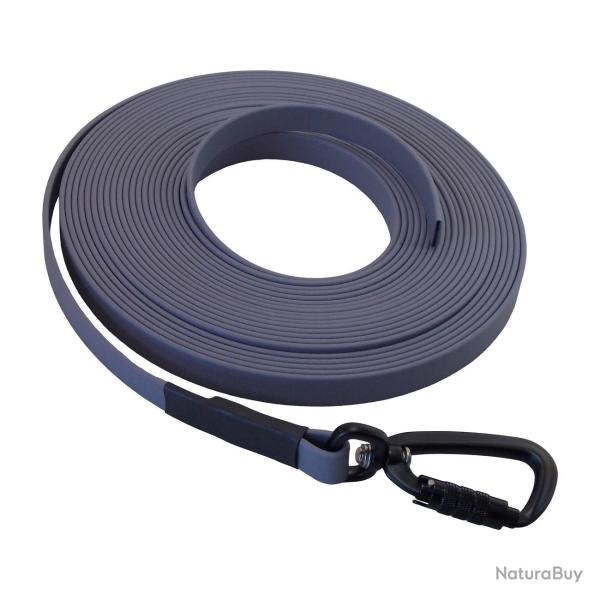 Longe BIOTHANE Twist-Lock 16 mm 10 m SANS poign�e gris