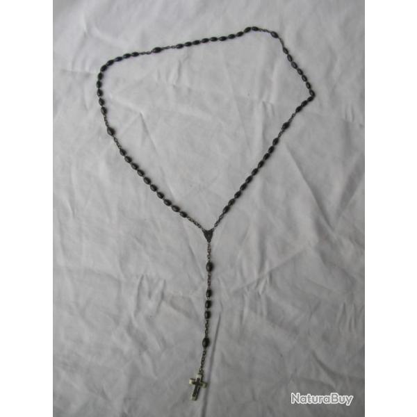 WW1 FRANCE ROSAIRE COLLIER RELIGIEUX CHR�TIEN FRANCAIS DE PAQUETAGE DE SOLDAT FRANCAIS 14-18