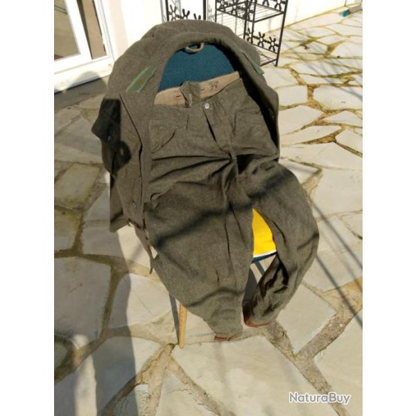 Tenue de l'arm�e su�doise r�glementaire infanterie type mod�le reglo 2nd war