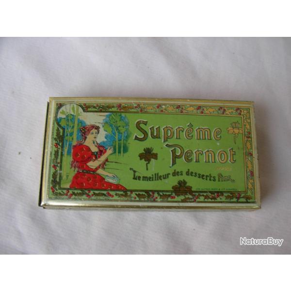 WW1 FRANCE BO�TE VIDE A BISCUITS FRANCAISE " SUPREME PERNOT " RECONFORT DU SOLDAT FRANCAIS 14-18
