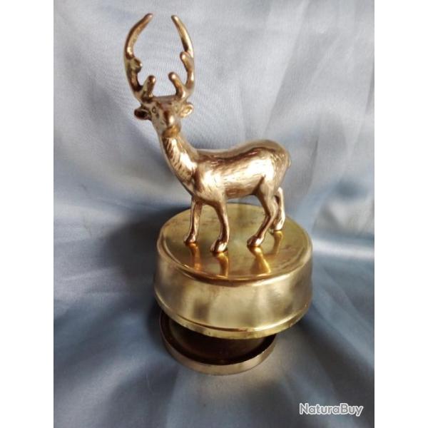 boite � musique cerf en laiton