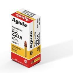 MUNITIONS AGUILA HV SP 22 LONG RIFLE 40GR* BOITE DE 50
