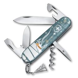 Victorinox Spartan Winter Magic Limited Edition 2024 - Couteau Suisse Bleu Glacier avec Charm Sapin