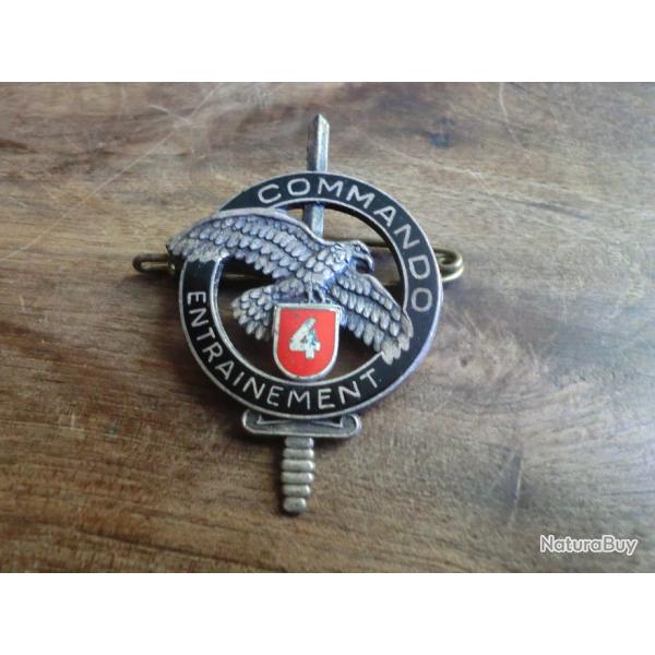 insigne commando  entrainement  N� 4  GS 31  drago paris