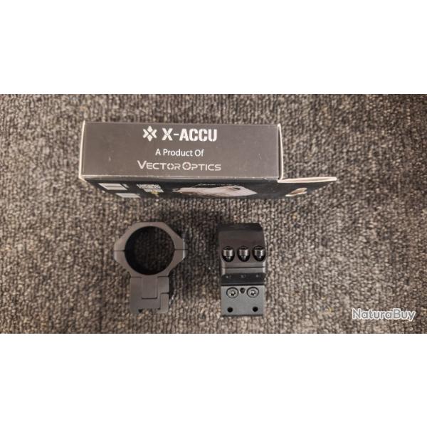 Colliers ajustables Vector Optics 30mm rail 11mm XASR-3045