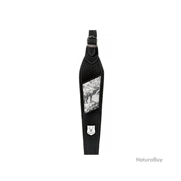 Bretelle RISERVA style carbone s�rigraphie cerf