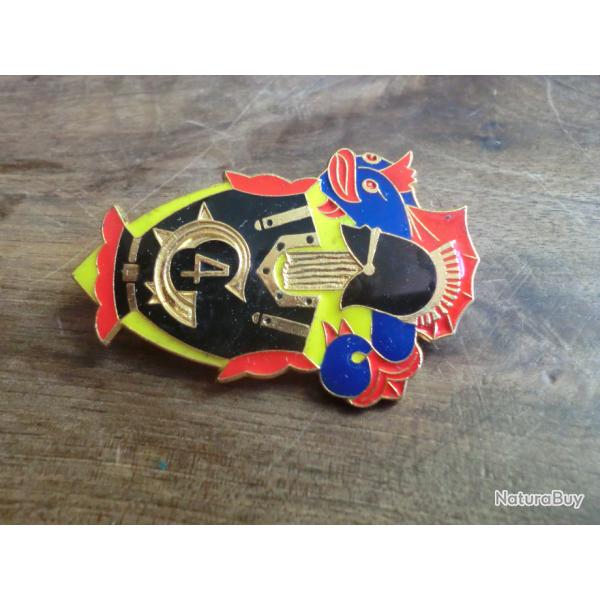 insigne 4eme r�giment du g�nie  num�rot�  025  /  y delsart