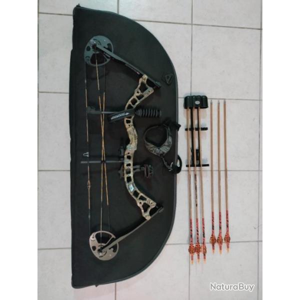 Arc  poulies Diamond Infinie 305 Pack complet + housse et dcocheur