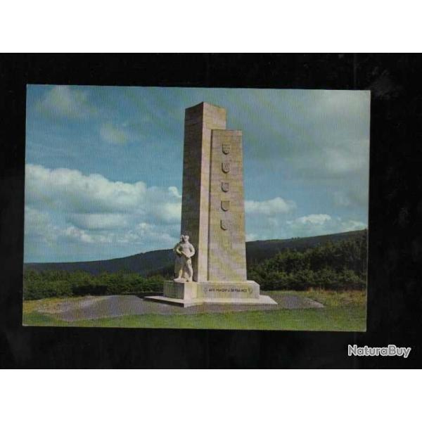 mont-mouchet monument national de la r�sistance aux maquis de france cpm