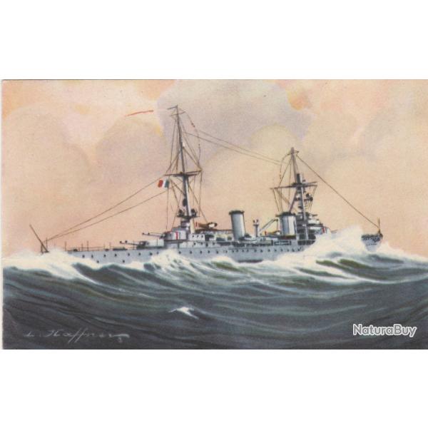 CPA - Marine Militaire Fran�aise"Le Croiseur de 1er classe"Duquesne"lance en 1925  -N�553