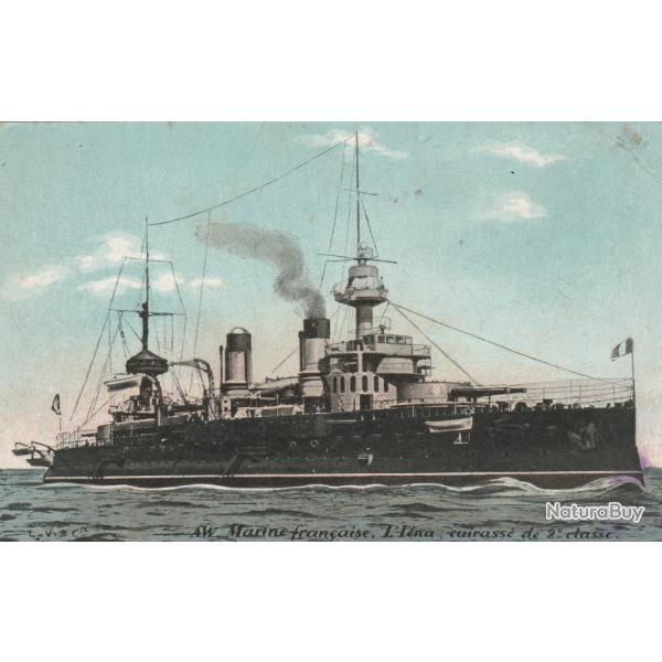 CPA - Marine Militaire Fran�aise " L'Iena - Cuirasse de 2e Classe - N�833