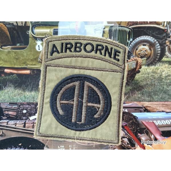 US Vietnam War Patch de la 82� Airborne Hauteur 85 mm  Largeur 70 mm � coudre